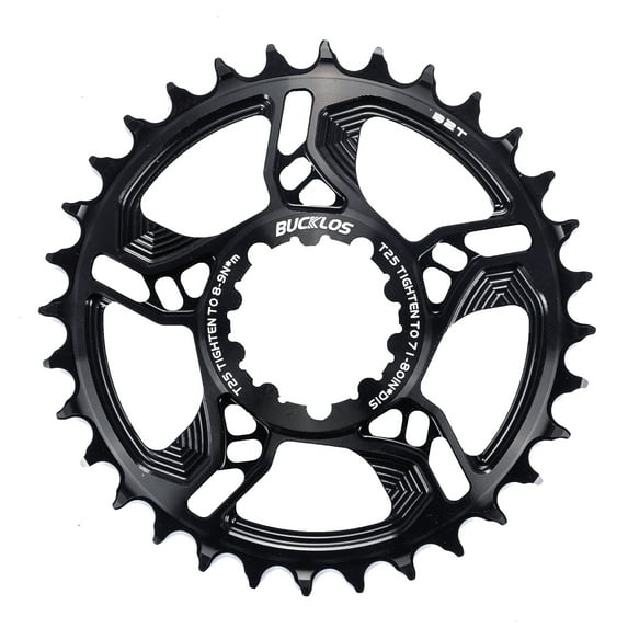 BUCKLOS MTB Crankset GXP Direct Mount Cransket 32/34/36/38T Chainring 170/175mm Crank Arm with BB for Sram 8/9/10/11S