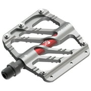 BUCKLOS MTB Flat Pedals Mountain Bike Pedals,3 Bearings Road Bike Bicycle Pedals Adult CNC Aluminum Alloy Non-Slip for BMX/Gravel Bike/Hybrid Bike 9/16"