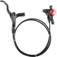 thumbnail image 1 of BUCKLOS MTB Hydraulic Disc Brakes, Mountain Bike Left Front 800mm Right Rear 1450mm Hydraulic Brake Set Aluminum Alloy Levers with Calipers PM/is Adapter Fit EBike/Fat Bike, 1 of 8
