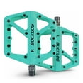 thumbnail image 1 of BUCKLOS MTB Pedals Mountain Bike Pedals Platform 9/16” Lightweight Non-Slip Cycling Double DU Sealed Bearing Flat Pedals with 16 Anti-Skid Pins, 1 of 7