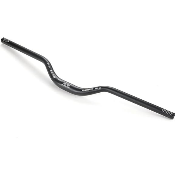BUCKLOS Mountain Bike Handlebars 31.8mm - 30/50/90mm Rise MTB Aluminum Alloy Handlebar - 720/780mm Extra Long Bicycle Handle Bars for E-Bike Folding Bike BMX Downhill Racing