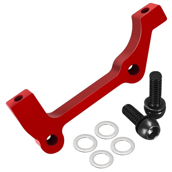 BUCKLOS PM/IS Front Rear 180/216mm Disc Brake Caliper Mount Adapter Gear Parts Accessories, CNC Machined Aluminum Alloy Rotor Adapter with Bolts for MTB/Road Bicycle