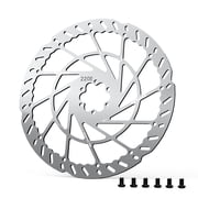 BUCKLOS RT60E 220mm E-Bike Front Brake Disc Rotor, 2.3mm Thick 6 Bolt Stainless Steel, 44mm BCD Heavy Duty for Motorcycle MTB E-Scooter Talaria Sting TL50 TL4000 TL25 TL2500 X3 Surron LBX Segway X260