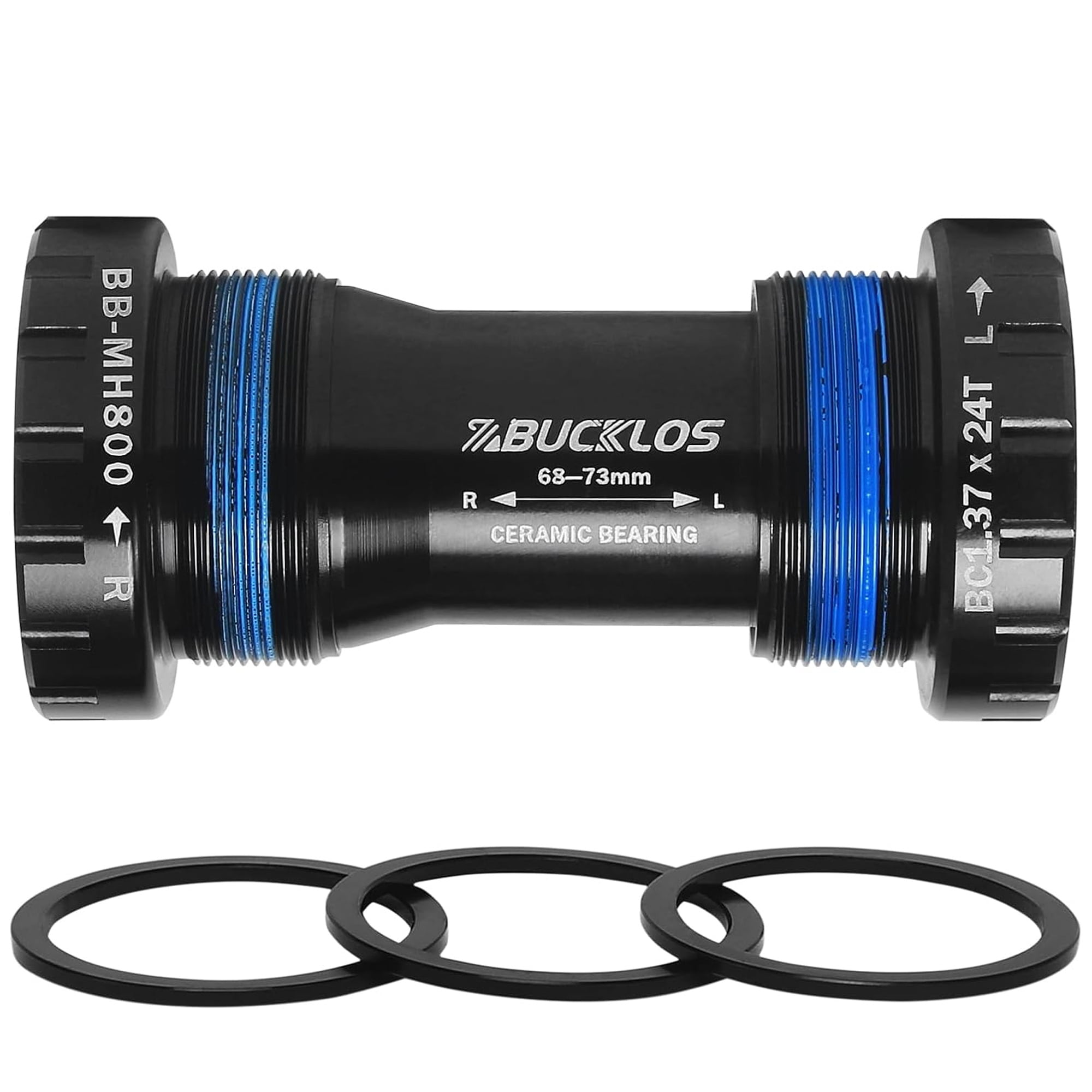 BUCKLOS Threaded/PressFit Bottom Bracket BSA 68-73mm/86-92mm -Ceramic ...