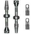 thumbnail image 1 of BUCKLOS Tubeless Presta Valve Stem 40/44/55/60/65/80/100 mm, Bike Valve Stem Kit with Valve Core Removal Tool, Super Light Durable Aluminum Alloy CNC, Fits Most Rims, Titanium Pair, 1 of 7