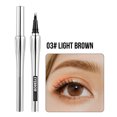 thumbnail image 1 of BUDAO00 2 Fork Microblading Eyebrow Pencil with Dual End Spoolie Brush, Hair Like Brow Pen for Filling Sparse Brows, Shaping, Defining and Natural Looking Daily Eye Makeup for Daily Use, 1 of 5