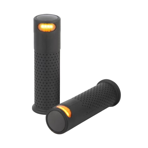 BUDAO00 Dirt Bike Turn Signals, Riding Handlebar Indicator,Weather Resistant Handlebar Cover Turn Signals for Bike and Safety Indicator Light