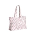thumbnail image 1 of BUDAO00 French Country Floral Tote Bag for Women, Large Shoulder Shopper with Gingham Stripes, Ruffled Sides and Long Handles for Travel, Shopping, Work and Weekend Use (Pink), 1 of 6