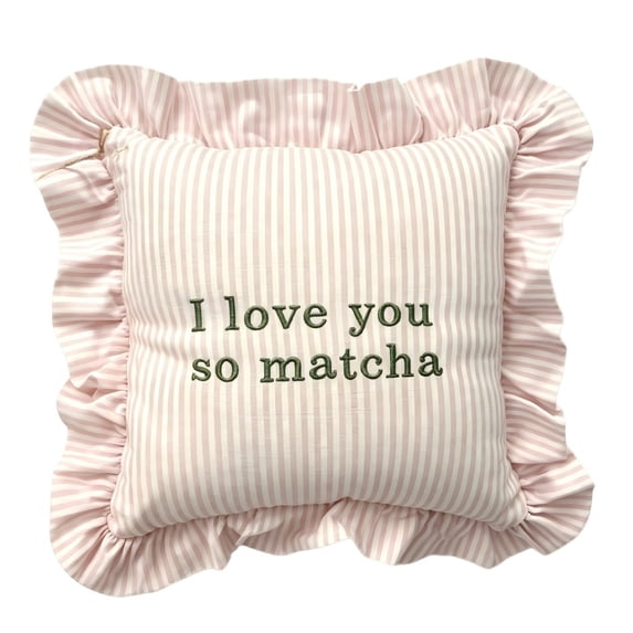 BUDAO00 Funny Food Pun Throw Pillow, Playful Food Theme Text and Decorative Cushion Design, I Love You So Match Pillow, Novelty Home Decor and Gift for sofa, Holiday Decorating Accent
