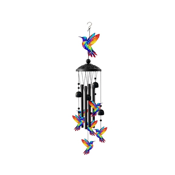 BUDAO00 Hummingbird Wind Chimes for Outside, Metal Wind Chimes Outdoor for Patio Porch Yard Garden, Memorial Wind Chimes Gifts for Mothers Day Women Mom Grandma Sister
