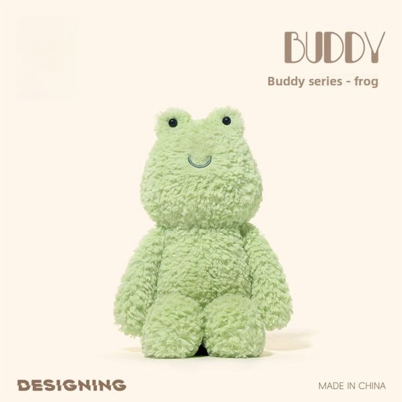 BUDDY Series Plush Toy Set, Cute Fluffy Monkey & Rabbit Stuffed Animals, Soft Huggable Plushies for Kids and Collectors