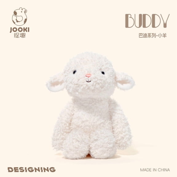 BUDDY Series Plush Toy Set, Cute Fluffy Monkey & Rabbit Stuffed Animals, Soft Huggable Plushies for Kids and Collectors