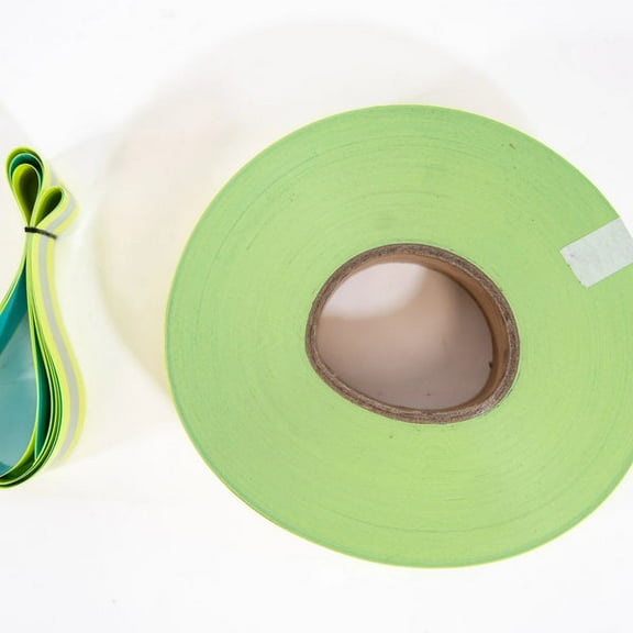 BUDGET FRC 2"HI-VIS REFLECTIVE FLAME RETARDENT HEAT TRANSFER WARNING TAPE YELLOW SILVER YELLOW 5 YARD,