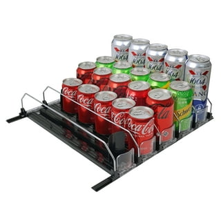Sorbus Soda Can Rack Beverage Dispenser – Dispenses 12 Standard Size 12oz  Soda Cans (White)
