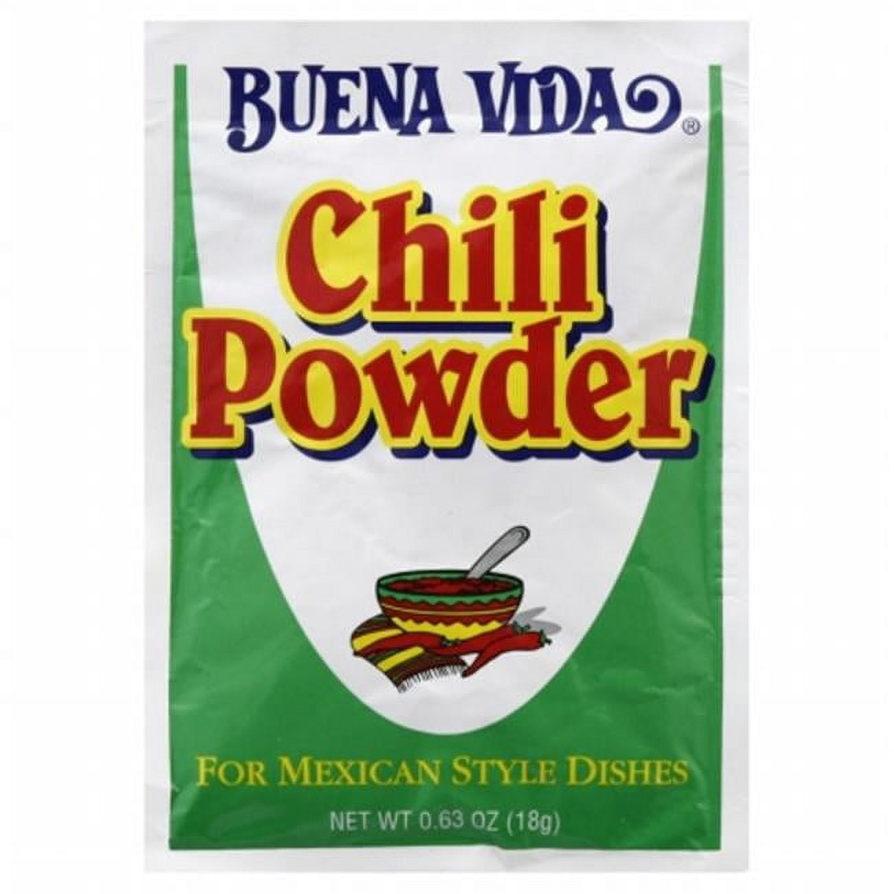 BUENA VIDA VIDA CHILI POWDER0.63 OZ Pack of 24