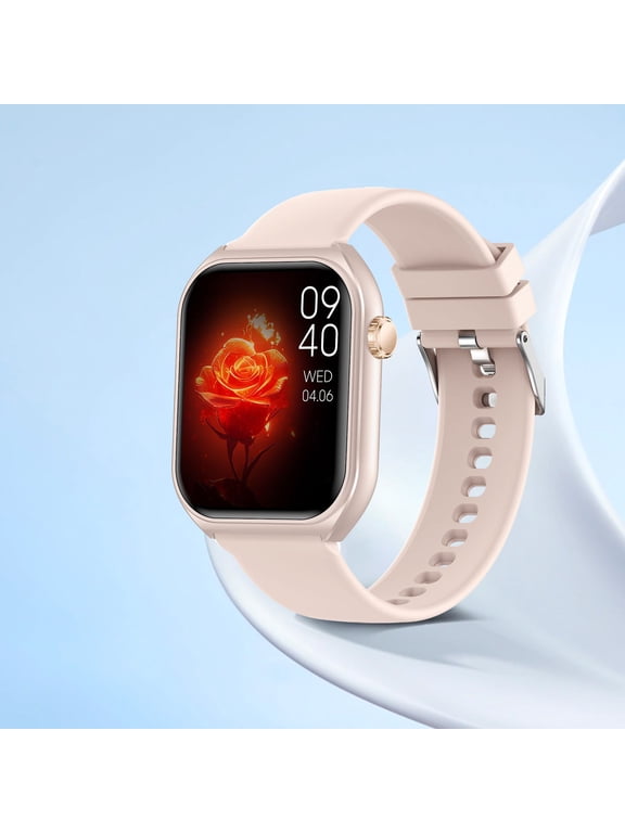 Outdoor Sports Smartwatch with Full Screen Display, Bluetooth Calling, IP67 Rated, Magnetic Charging & Up to 5 Days Battery for Hiking, Running, Cycling
