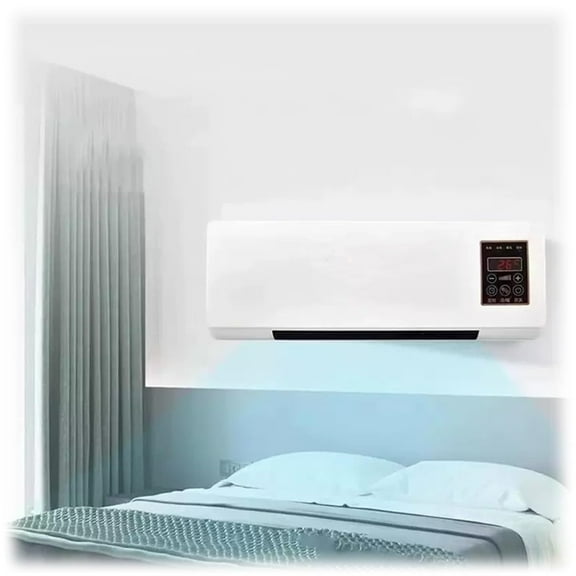 BUERCWS Through-the-Wall Air Conditioners, 25dB Quiet Wall AC Unit - Energy Saving Mini Split AC/Heater, 8000btu, 220 Sq. ft. Climafy Air Conditioner for Small Rooms (White)