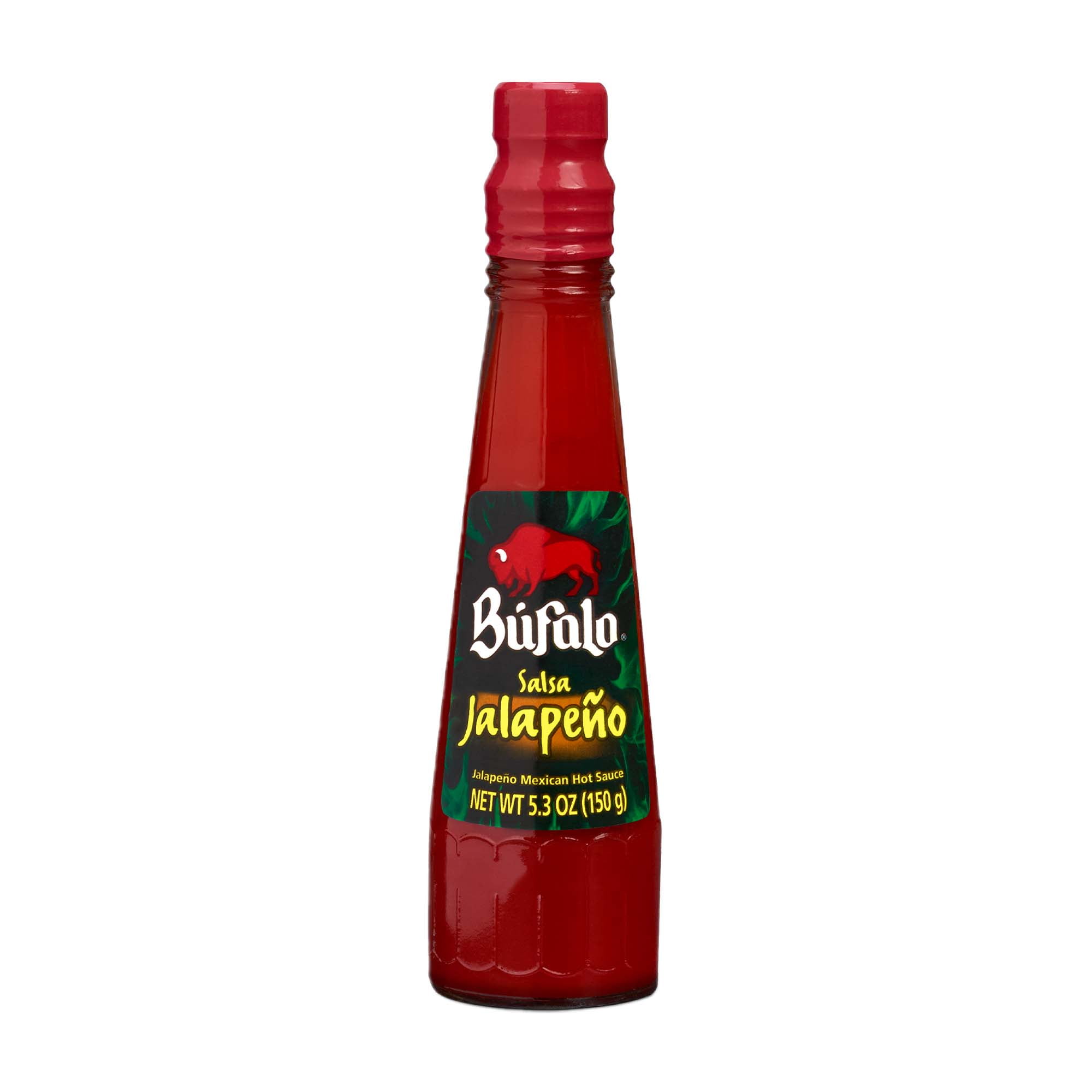 BUFALO Jalapeno Hot Sauce, Mexican Hot Sauce, 5.5 oz Bottle