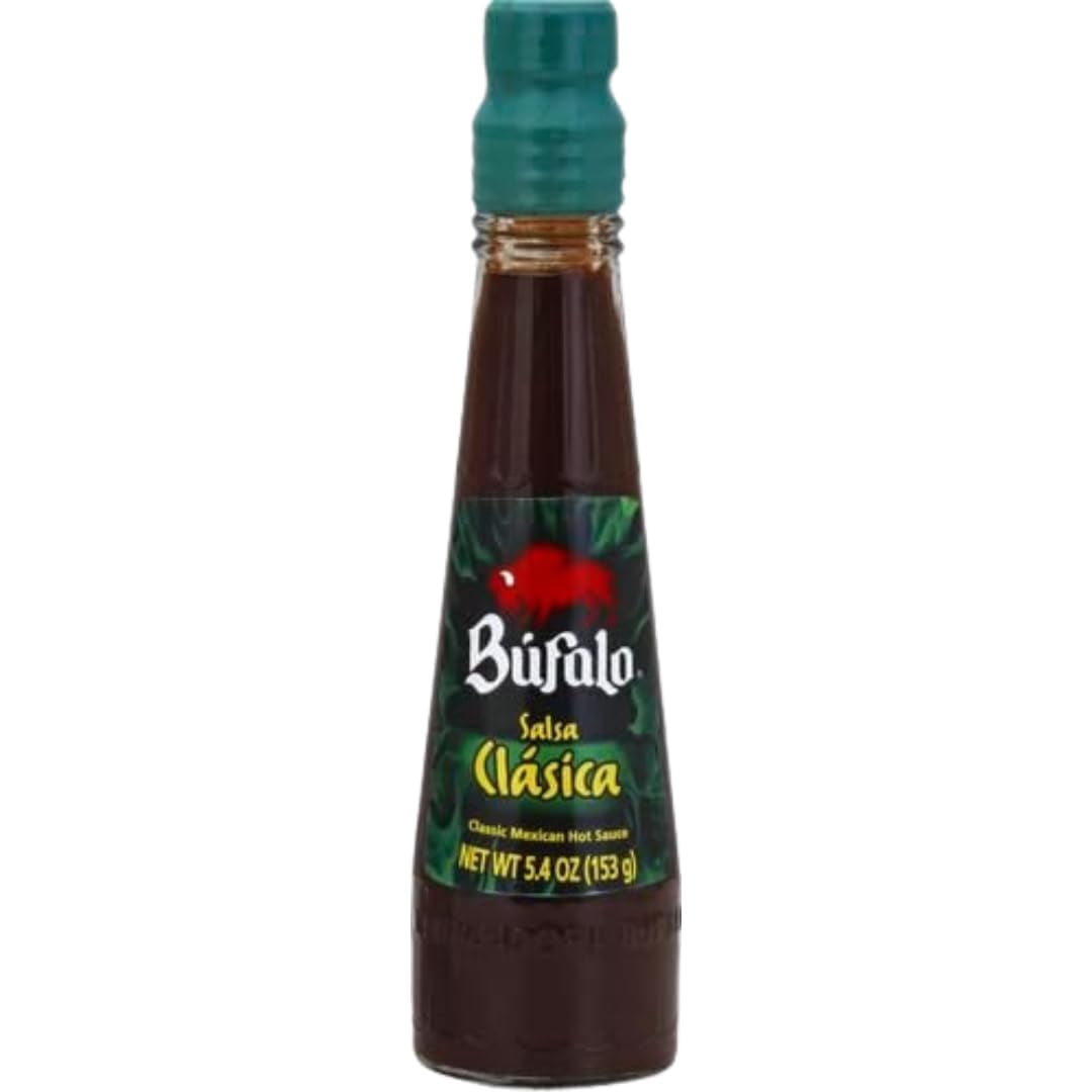 BUFALO Jalapeno Hot Sauce, Mexican Hot Sauce, 5.5 oz