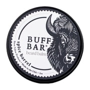 Big Crazy Buffalo Moisturizing Beard Balm with Jojoba Oil, Shea Butter, Beeswax, Clove Essential Oil, Unscented, 2 oz