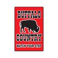 thumbnail image 1 of BUFFALO COUNTRY Decal farm animals watch your step redneck parking | Indoor/Outdoor | 9" Tall, 1 of 4