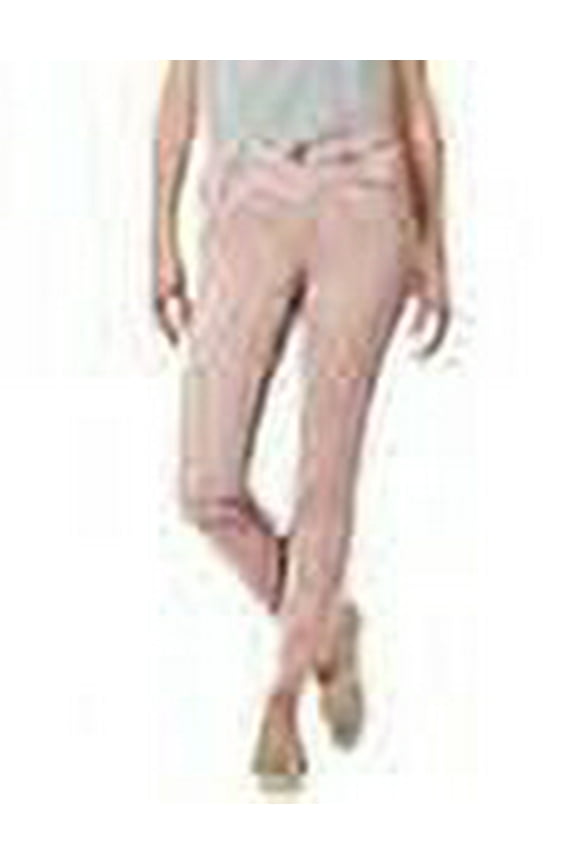 David Bitton Women's Mid-Rise Skinny Stretch Ankle Grazer Jean (6/28, Pink)