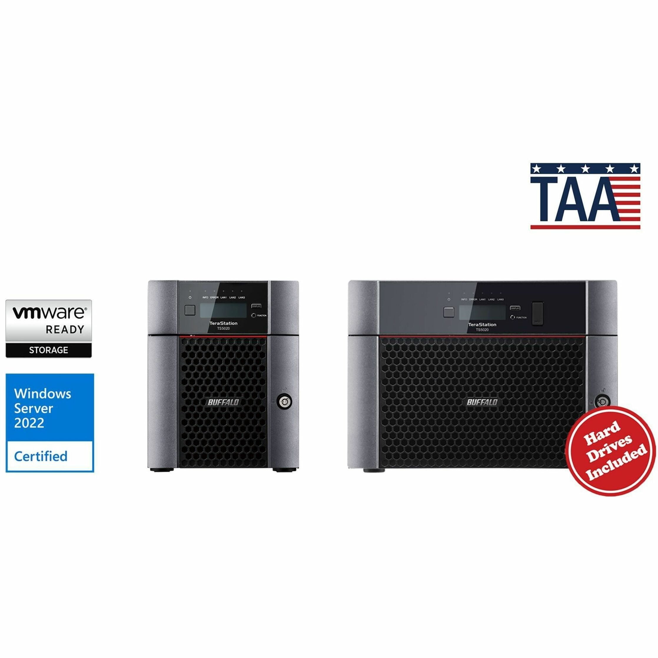 BUFFALO TeraStation 5420DN 4-Bay Secure Business Desktop NAS 32TB