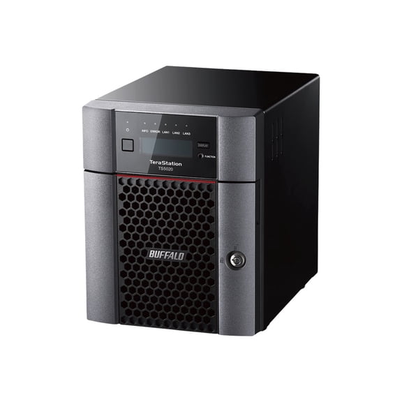 BUFFALO TeraStation TS5420DN0802 2-Bay NAS 8TB (2x4TB) with NAS-Grade Hard Drives Included Desktop Network Attached Storage