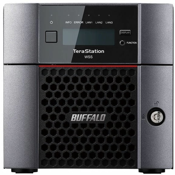 BUFFALO TeraStation WS5220DN 2-Bay Windows Server IoT 2025 Desktop NAS 8TB (2x4TB) HDD Included TAA Compliant - Intel Atom C3338 Dual-core (2 Core) 1.50 GHz - 2 x HDD Supported - 48 TB Supported HD...