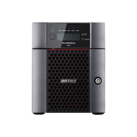 BUFFALO TeraStation WS5020 IoT Series WS5420DN - NAS server - 4 bays - 48 TB - SATA 6Gb/s - HDD 12 TB x 4 - RAID 0, 1, 5 - RAM 8 GB - Gigabit Ethernet / 10 Gigabit Ethernet - iSCSI support - TAA Compliant