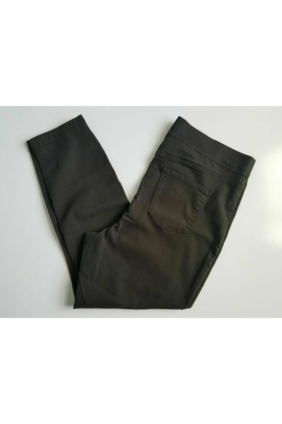 Women's Army Green Jeggings Legging Jeans Skinny, X-Large, Olive