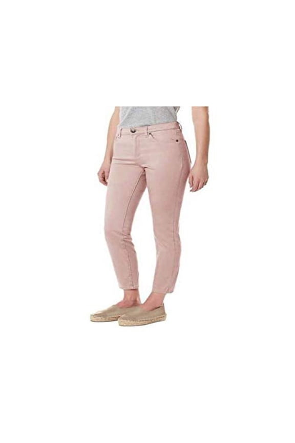 by David Bitton Ladies' Mid-Rise Stretch Super Soft Ankle Grazer (4/27, Pink)