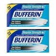 BUFFERIN Aspirin /Fever Reducer Coated Tablets, 325mg, 130 Count (Pack of 2)