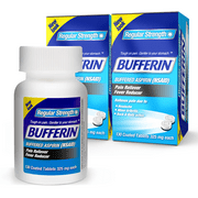 BUFFERIN Aspirin /Fever Reducer Coated Tablets, 325mg, 130 Count (Pack of 2)