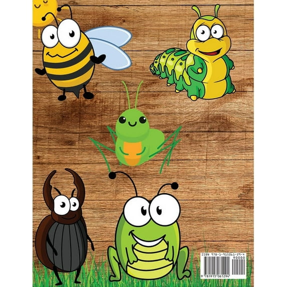 BUG Coloring Book For Kids: Insects Coloring Book for Toddlers and Preschoolers with Large Pictures, (Paperback)