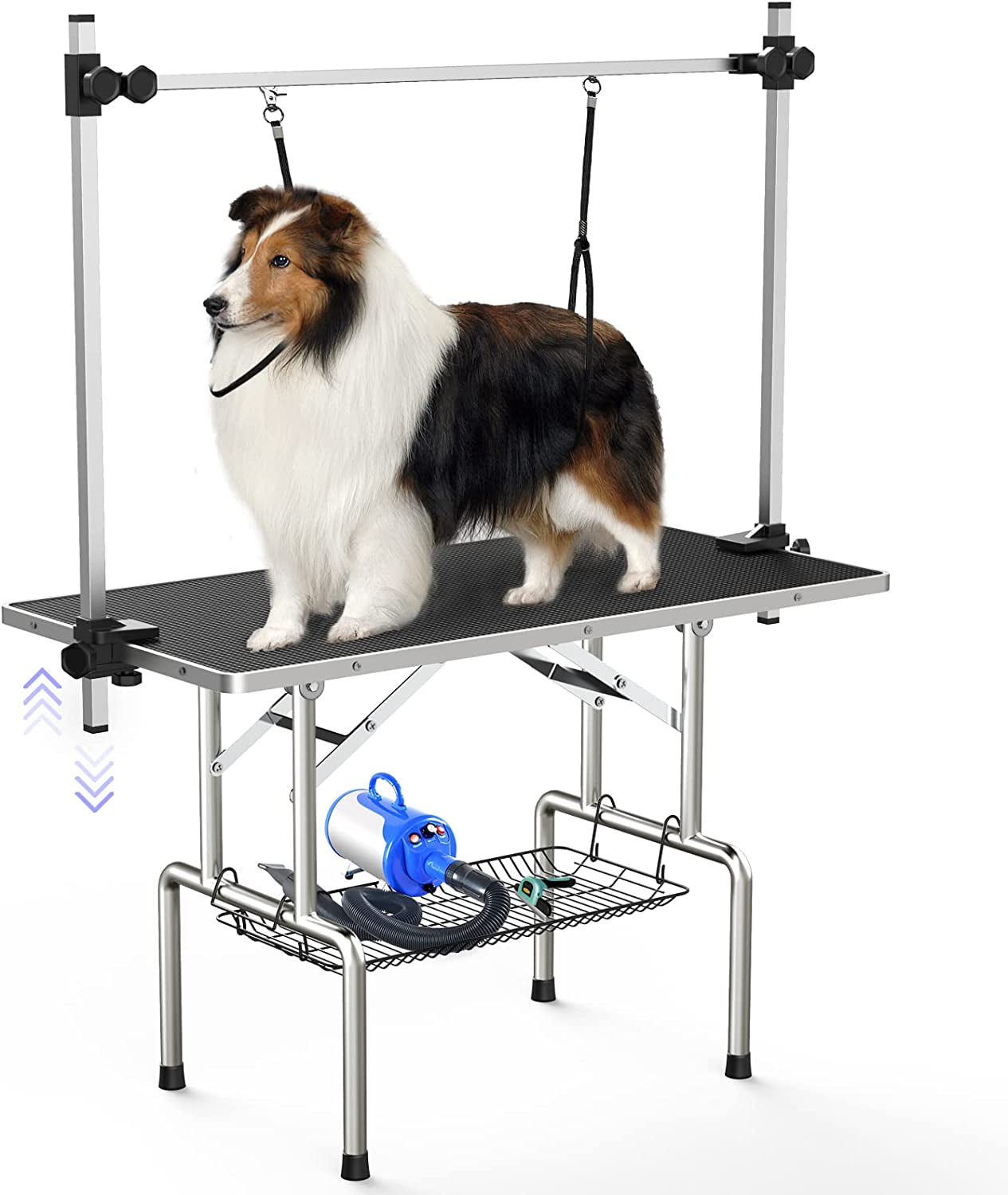 BUG HULL Pet Grooming Table, 330 lbs Capacity Folding Dog Grooming