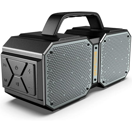 BUGANI Bluetooth Speakers, M83 Speaker IPX6 Waterproof Portable Large Wireless Speaker, Bluetooth 5.2,50W Big Power, 24H Playtime, Suitable for Family Gatherings and Outdoor Bluetooth Speaker Black