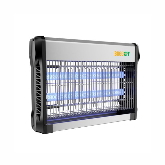 BUGG OFF Indoor Electric Bug Zapper, 800 SQFT Coverage, 3500 Volts of Stunning Power, 20 Watts