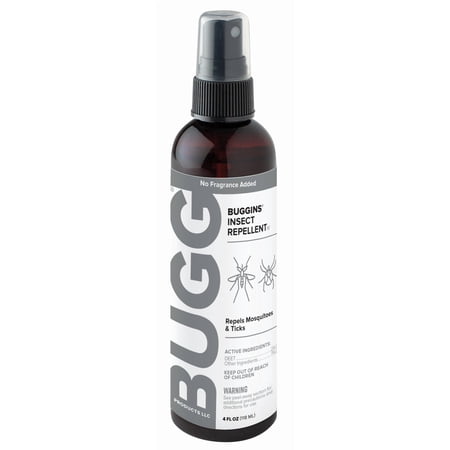 BUGG Products Buggins IV Insect Repellent No Fragrance Added - 25% DEET - 4 Fl Oz