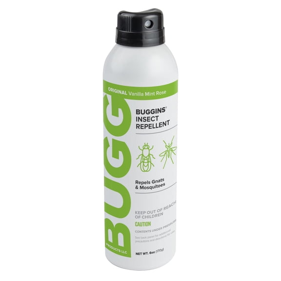 BUGGINS Pleasant Scent Insect & Pest Repellant Spray, 6 oz