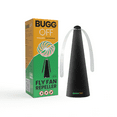 thumbnail image 1 of BUGGOFF Black Fly & Flying Insect Repellent Fan with Twin Blades, Table top & Hangable, Battery Powered or 5V Plug in, Batteries NOT Included. Safe Blades with Auto Stop, 1 of 7