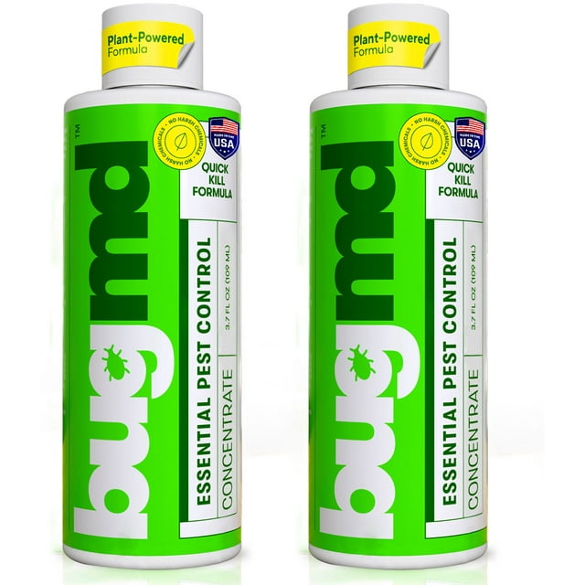 BUGMD Pest Control Essential Oil Concentrate 4 oz (2 Pack), Plant