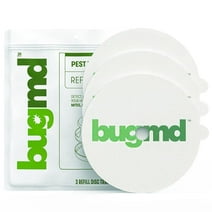 BUGMD Pest Trapper Refill (3 Discs) - Flea Trap Refill, Sticky Trap for Fly, Moth, Flea, Mosquito, Wasp
