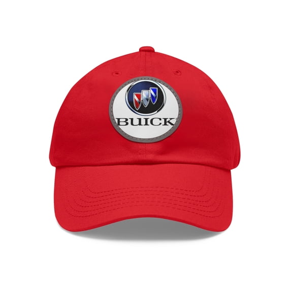 BUICK Dad Hat with Leather Patch (Round)