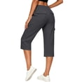 thumbnail image 1 of BUIGTTKLOP Cargo Capri Pants for Women High Waisted Outdoor Hiking Capris Pull on Straight Leg Summer Cropped Pants, 1 of 6