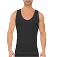 thumbnail image 1 of BUIGTTKLOP Compression Tank Tops for Mens Shirt Slim Fitted Workout Vest Tight Belly Control Undershirts, 1 of 5