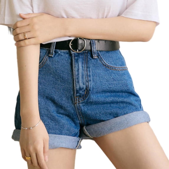 BUIGTTKLOP Jean Shorts Womens High Waisted Trendy Rolled up Hem Ripped Stretchy Casual 2026 Denim Summer Shorts