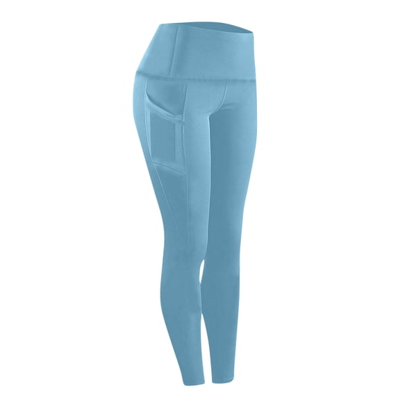 BUIGTTKLOP Leggings with Pockets for Women High Waisted Yoga Pants Ankle Length Stretchy Slim Fitted Sports Running Athletic Pants