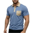 thumbnail image 1 of BUIGTTKLOP Mens Casual Shirts Short Sleeve Button Golf Slim Fitted Shirt with Pocket Summer Tops 2026, 1 of 6