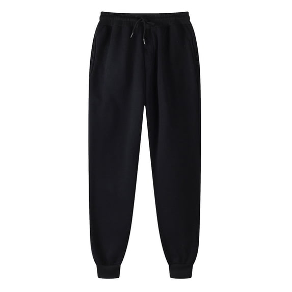 BUIGTTKLOP Mens Sweatpants Fleece Baggy Athletic Lounge Pants Drawstring High Waisted Active Jogger Pants with Pockets